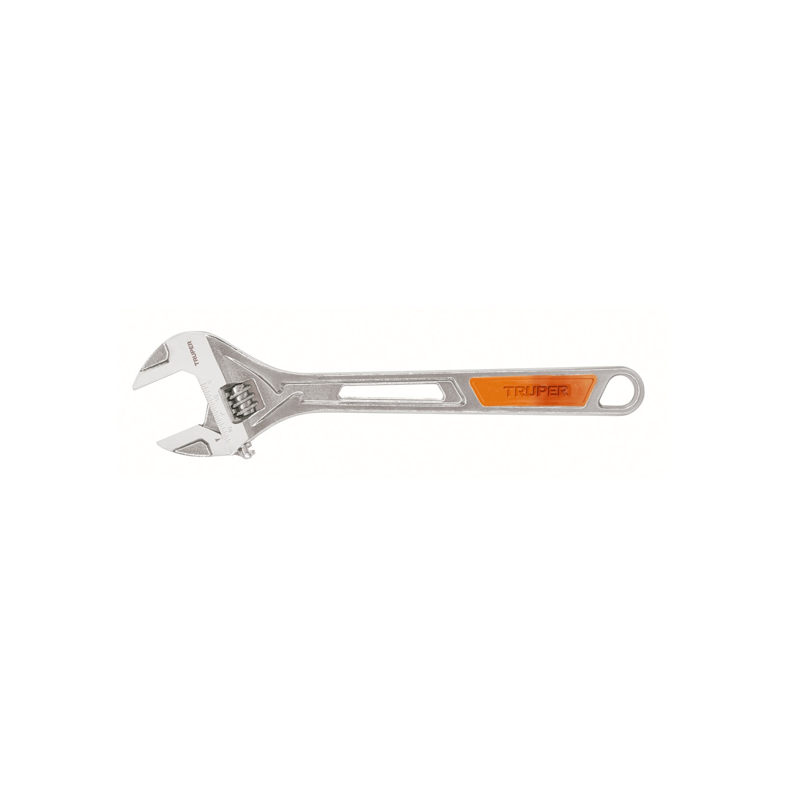 Llave ajustable (perico) 15" cromada, TRUPER