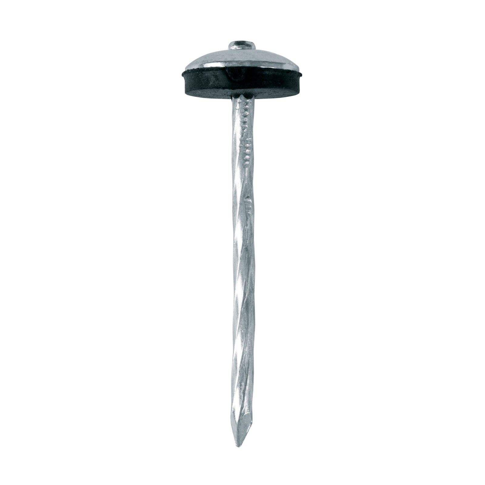 Clavo calamina BWG 9x2.5" c/arandela, caja con 25 kg, TRUPER