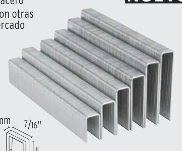 Caja con 1000 grapas corona 7/16" cal. 16, 45mm p/ENNE-160