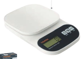 Báscula digital para cocina, plato de ABS, 5 kg, TRUPER