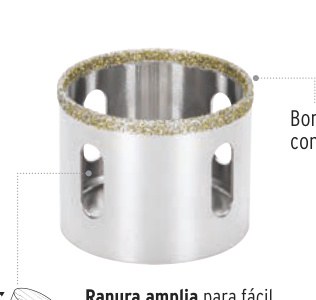 Brocasierra diamante 3/4" borde continuo, TRUPER