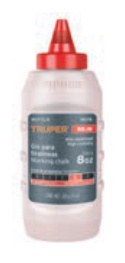 Gis rojo para tiralíneas, alta visibilidad, 8 oz, TRUPER