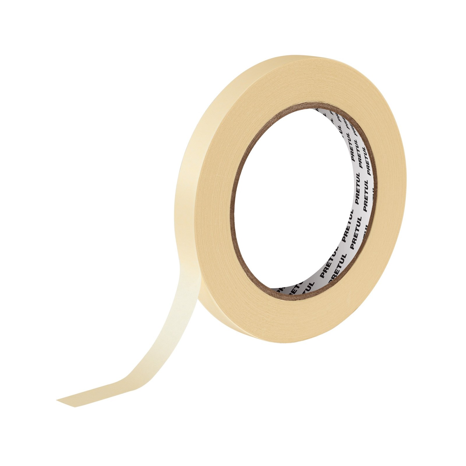 Cinta masking tape de 1/2" x 50 m, PRETUL