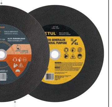 Disco Tipo 41 de 14" x 3.1 mm para corte de metal, PRETUL