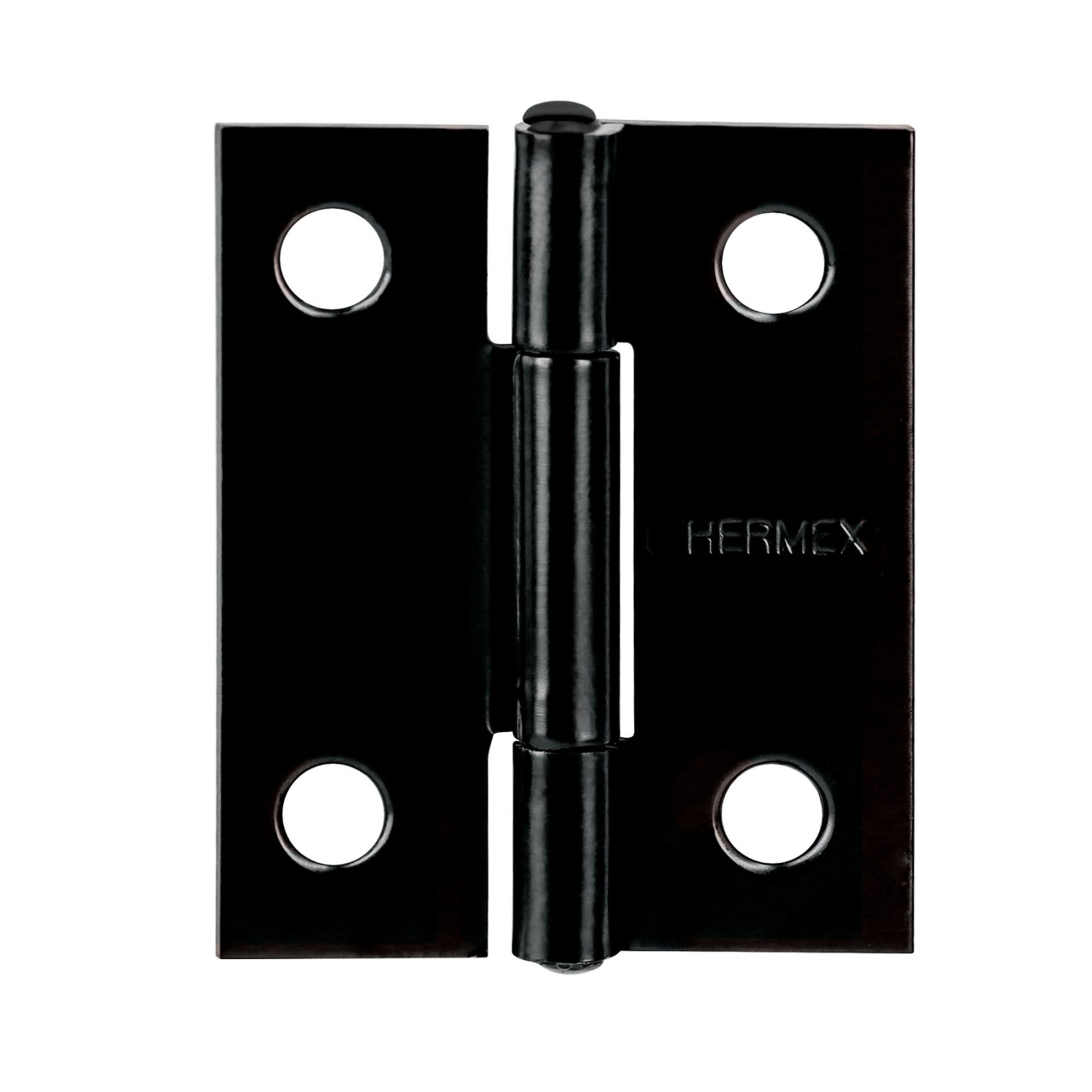 Bisagra rectangular 1-1/2" negra, HERMEX